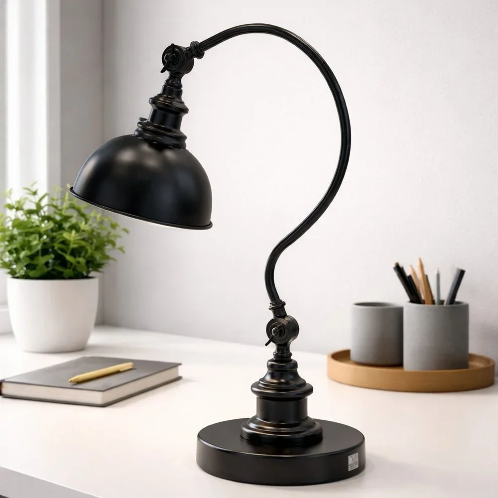 Modern Retro Personalized Black Adjustable Lamp